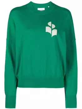 Marant toile джемпер Marisans с логотипом, зеленый