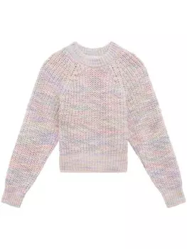 MARANT TOILE джемпер в технике кроше, розовый