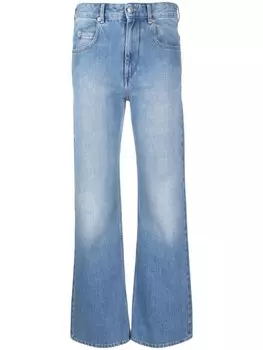 MARANT TOILE джинсы bootcut с завышенной талией, синий