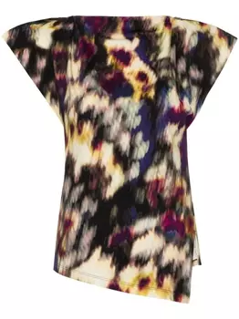 Marant toile футболка Noline асимметричного кроя, желтый