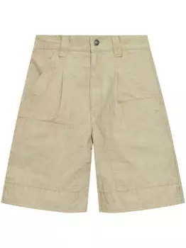 MARANT TOILE хлопковые шорты, нейтральный цвет