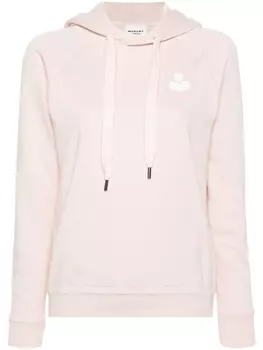 Marant toile худи Malibu с логотипом, розовый