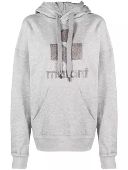 Marant toile худи Mansel с логотипом, черный