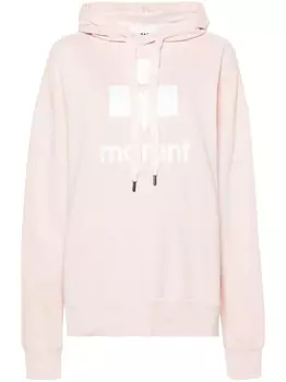 Marant toile худи Mansel с логотипом, розовый