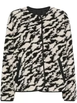 MARANT TOILE куртка Himala с принтом зебры, черный