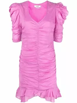 Marant toile платье Sireny со сборками, розовый