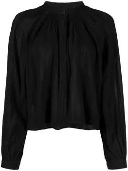 Marant toile рубашка Imayae со складками, черный
