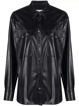 Marant toile рубашка с короткими рукавами, черный