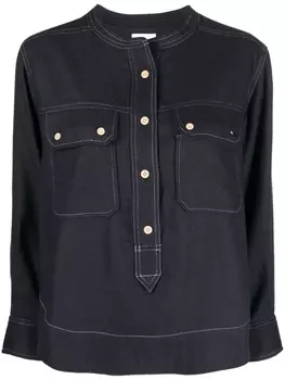 Marant toile рубашка Tecoyo, синий