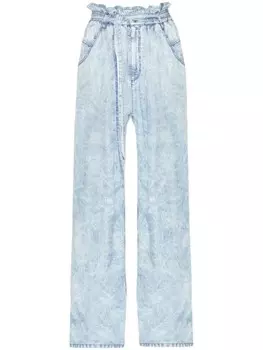 MARANT TOILE широкие брюки с завышенной талией, синий