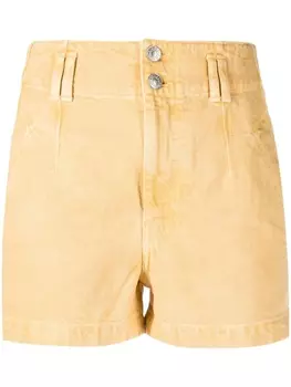 Marant toile шорты Tihiana с завышенной талией, желтый