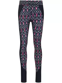 Marant toile спортивные легинсы Tisea с абстрактным принтом, синий