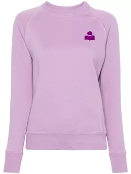 Marant toile толстовка Milla с вышитым логотипом, фиолетовый