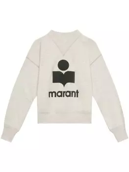MARANT TOILE толстовка Moby с логотипом, нейтральный цвет