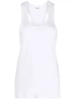 Marant toile топ с U-образным вырезом, белый