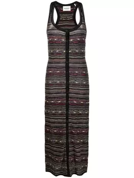 Marant toile трикотажное платье миди Haro, черный