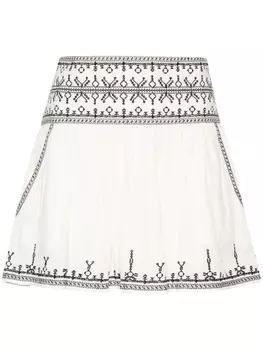Marant toile юбка Picadilia, нейтральный цвет