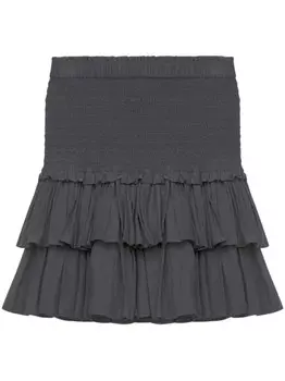 MARANT TOILE юбка с оборками, черный