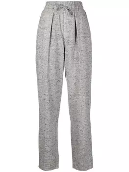 Marant toile зауженные брюки Miroki с кулиской, серый