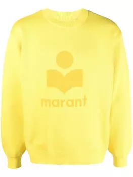 Marant толстовка с логотипом, желтый