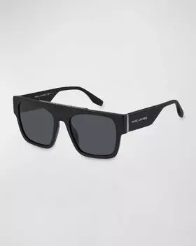 Marc 757S Квадратные солнцезащитные очки из ацетата Marc Jacobs, цвет Mtt Black