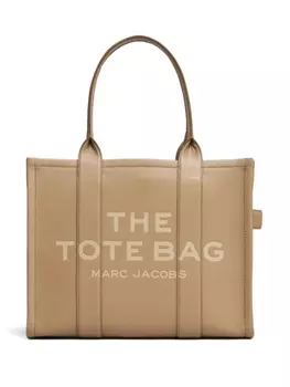 Marc Jacobs большая сумка The Leather Tote, коричневый