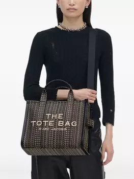 Marc Jacobs большая жаккардовая сумка-тоут, черный