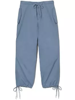 Marc Jacobs брюки карго Baggy с кулиской, синий