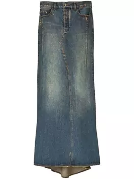 Marc Jacobs длинная джинсовая юбка, синий