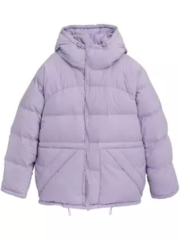 Marc Jacobs длинный пуховик, фиолетовый