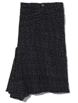 Marc Jacobs джинсовая юбка The Monogram, черный