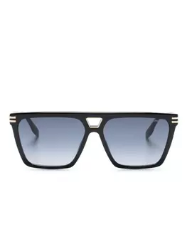 Marc Jacobs Eyewear солнцезащитные очки-пилоты с эффектом градиента, черный