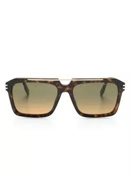 Marc Jacobs Eyewear солнцезащитные очки в квадратной оправе, коричневый