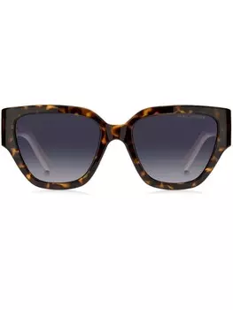 Marc Jacobs Eyewear солнцезащитные очки в квадратной оправе, коричневый