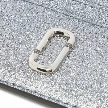 Marc Jacobs Футляр для карточек, серебряный