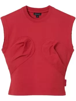Marc Jacobs хлопковый топ, красный