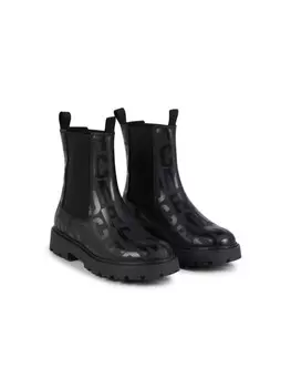 Marc Jacobs Kids ботинки с монограммой, черный