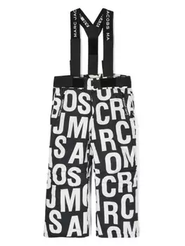 Marc Jacobs Kids брюки с логотипом, черный