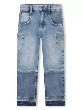 Marc Jacobs Kids джинсы со вставками, синий