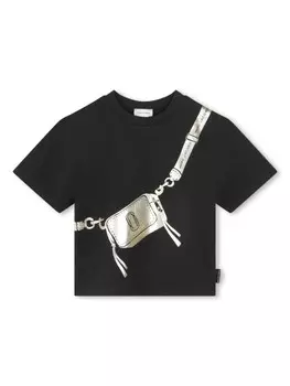Marc Jacobs Kids футболка с короткими рукавами, черный