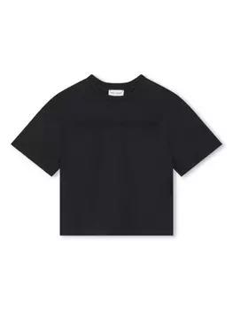 Marc Jacobs Kids футболка с логотипом, черный