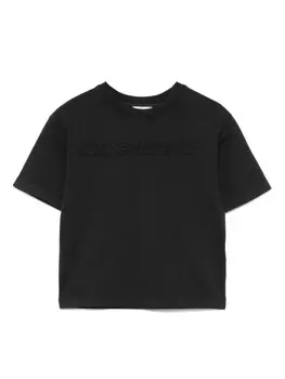 Marc Jacobs Kids футболка с нашивкой-логотипом, черный