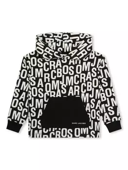 Marc Jacobs Kids худи с логотипом, черный