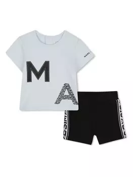 Marc Jacobs Kids комплект из футболки и шортов, синий