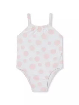 Marc Jacobs Kids купальник в горох, белый