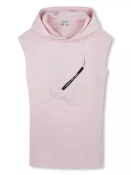 Marc Jacobs Kids платье с капюшоном, розовый