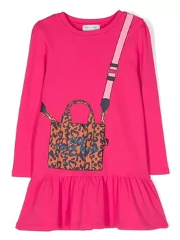Marc Jacobs Kids платье с принтом, розовый