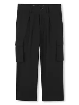 Marc Jacobs Kids прямые брюки карго, черный