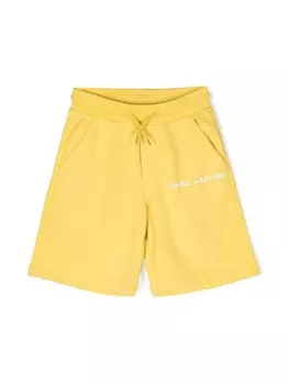 Marc Jacobs Kids шорты с логотипом, желтый
