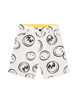 Marc Jacobs Kids шорты с принтом, белый